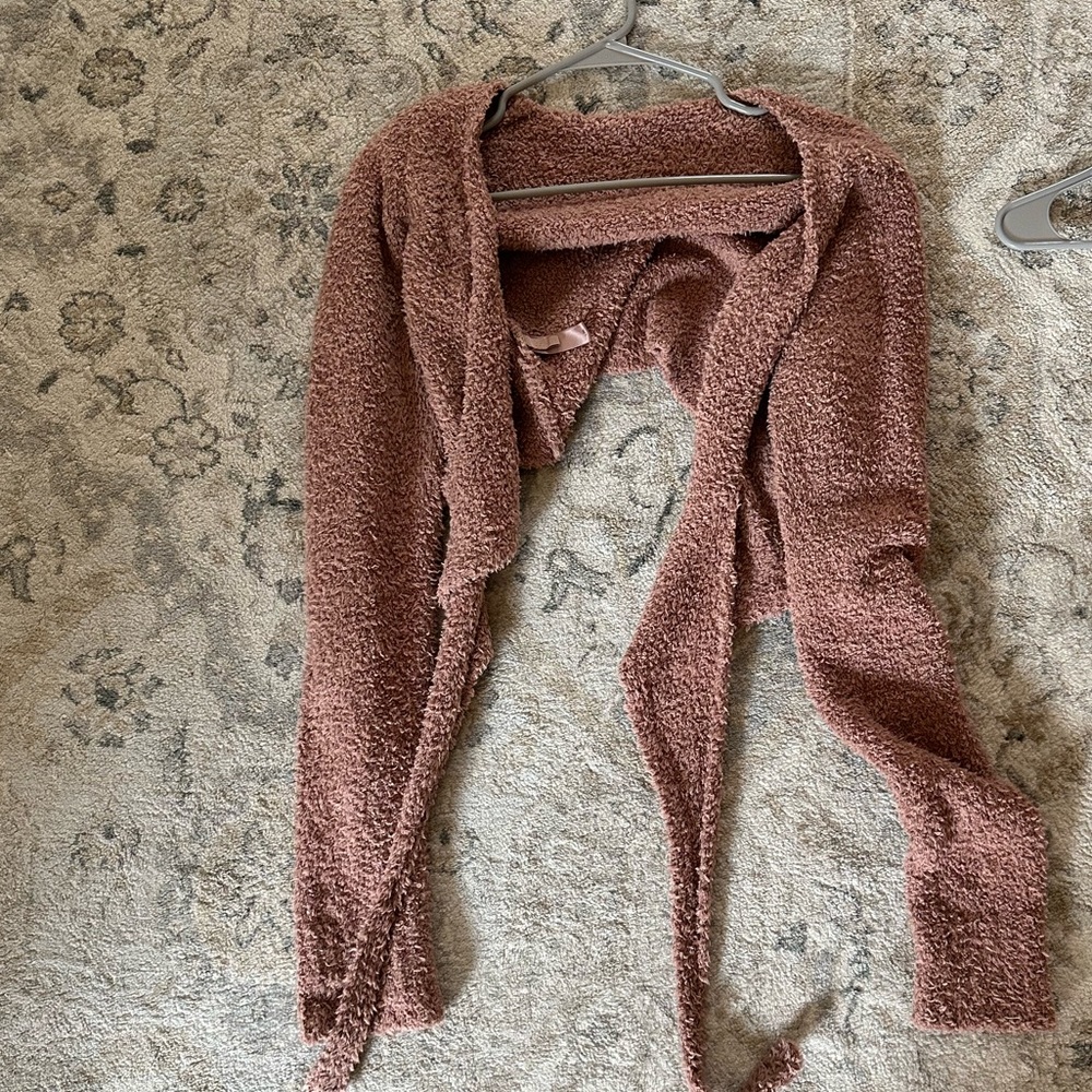Skims fleecy wrap top